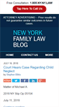 Mobile Screenshot of newyorkfamilylawblog.com