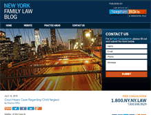 Tablet Screenshot of newyorkfamilylawblog.com